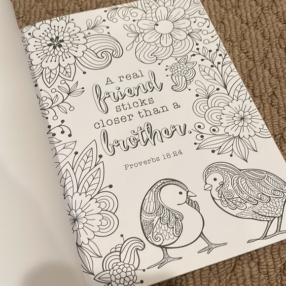 💕Wisdom of Proverbs Colouring Book - Picture 7 of 8